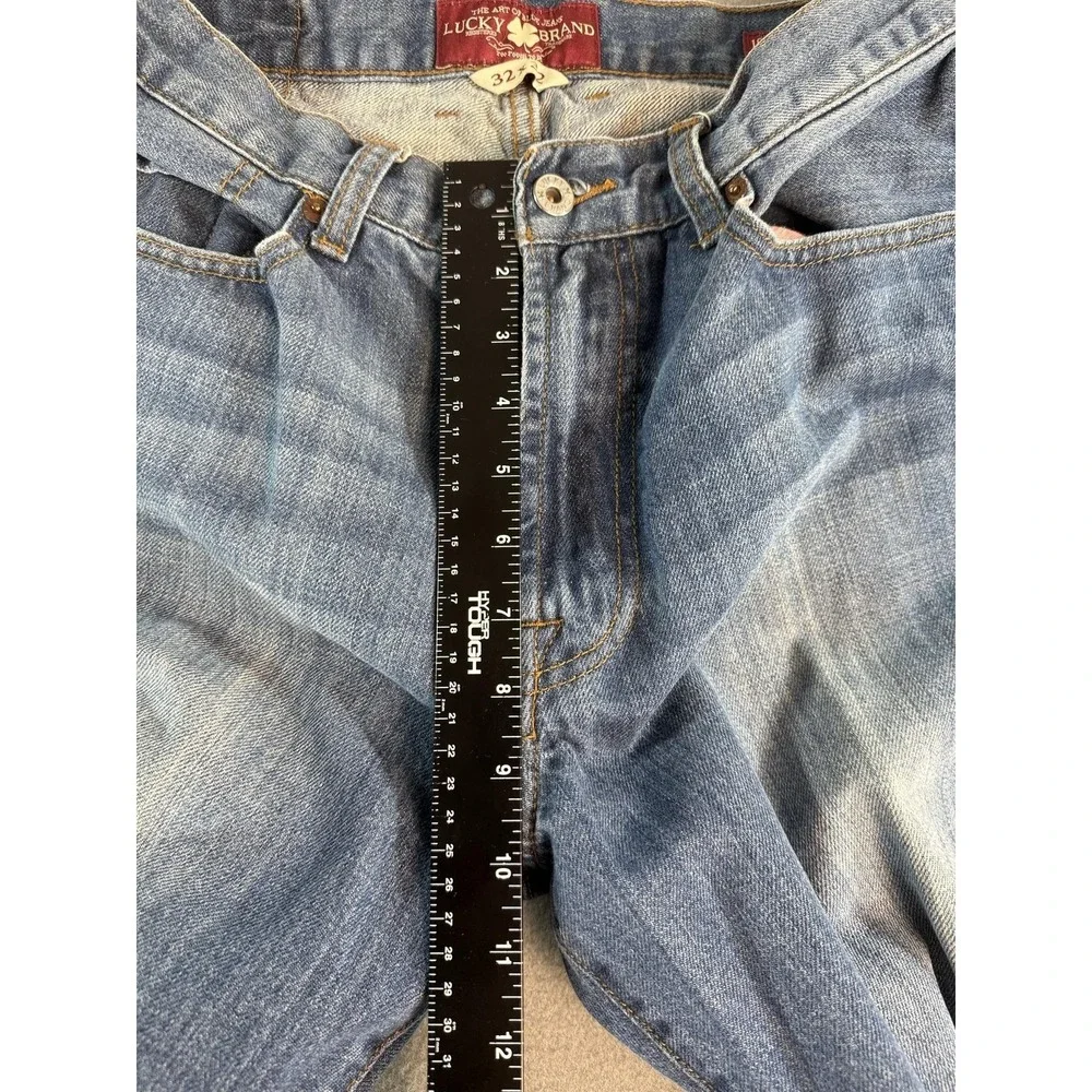 Lucky Brand 181 Jeans Mens 32x32 Medium Wash Blue Relaxed Straight Denim Casual